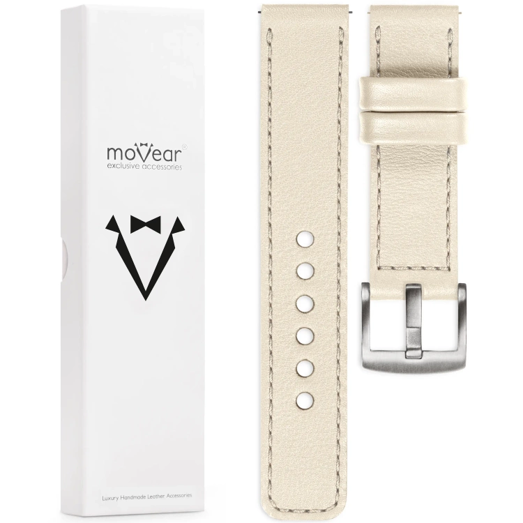 moVear Prestige C1 [Uhrenarmband aus Leder | Nude