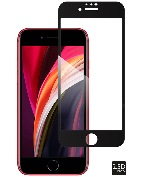 moVear GLASS mSHIELD 2.5D MAX für Apple iPhone 6 / 6s (4.7") (Handyhülle freundlich)