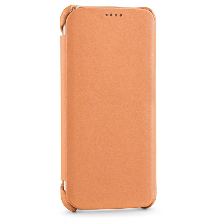 
                    moVear flipSide S+ Leather Case for Samsung Galaxy S6 edge | Smooth, Cappuccino
