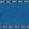 Gurt C1 18mm | Blau / Roségold Thread | Lederteile ohne Schnalle