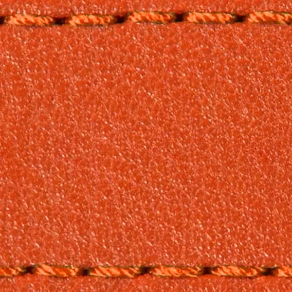 Gurt C1 18mm | Orange / Dunkelorange Thread | Lederteile ohne Schnalle