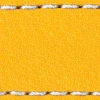 Gurt C1 24mm | Gelb / Weiß Thread | Lederteile ohne Schnalle